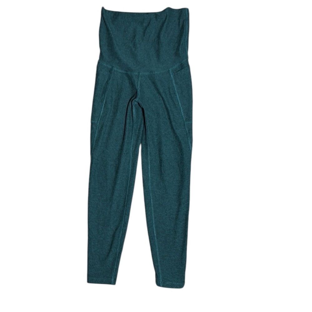 Beyond the bump women’s medium space dye green maternity pregnancy leggings